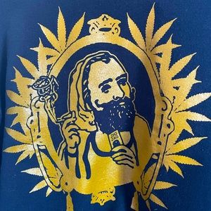 Zig Zag Black & Gold Crewneck Hoodie